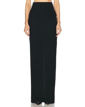 Monot High Waist Skirt - Black