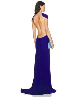 Tom Ford Backless Evening Dress - Purple