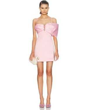 Marc Jacobs Satin Pop J Marc Bow Dress - Pink