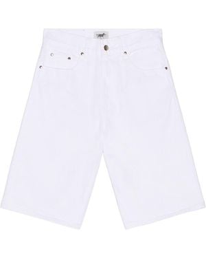 Siegelman Stable Jorts - White