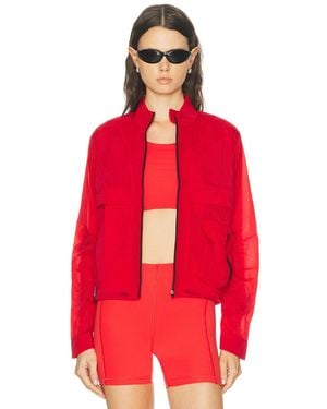Literary Sport Celeste Packable Jacket - Red