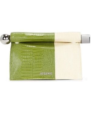 Jacquemus La Pochette Rond Carre - Green