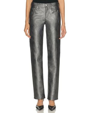 Agolde Low Rise Slim Pants - Black