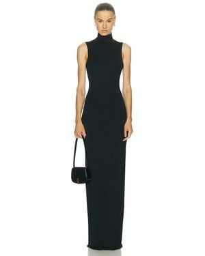 ÉTERNE Harlow Soft Jersey Maxi Dress - Black