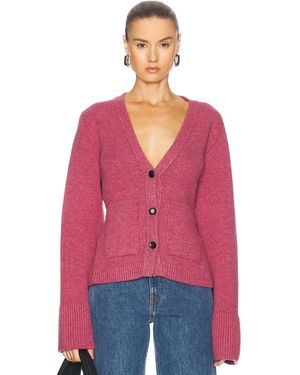 KHAITE Scarlet Cardigan - Red