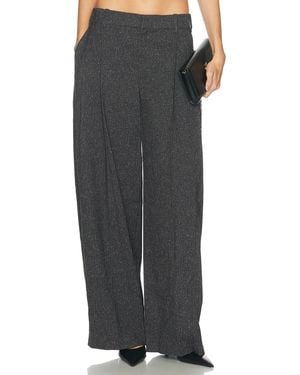 Alexander Wang Mid-Rise Tailored Pant - Gray
