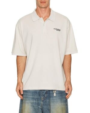Acne Studios Egnes Polo - White