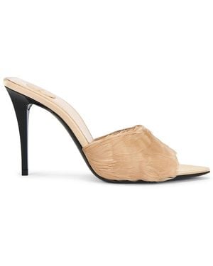 Saint Laurent Romy Mule Sandal - White