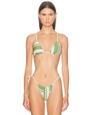 SIR. Carlo String Triangle Bikini Top - Multicolor