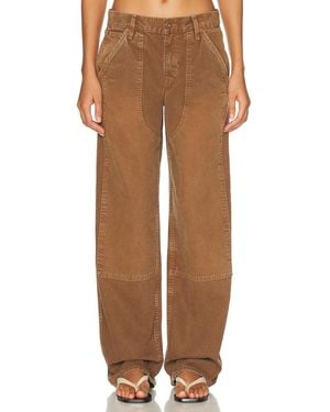 SLVRLAKE Denim Tess Worker Pant - Brown