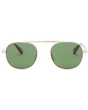 Garrett Leight Van Buren Ii Sun - Green