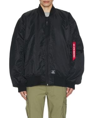 Alpha Industries Ma-1 Blood Chit Flight Jacket Gen Ii - Black