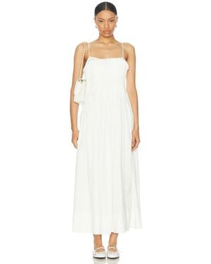 LPA Annalie Midi Dress - White