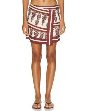 Johanna Ortiz Roots Wrap Skirt - White