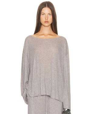 Helsa Oversized Shirt - Gray