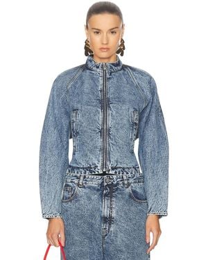 Alaïa Round Jacket - Blue