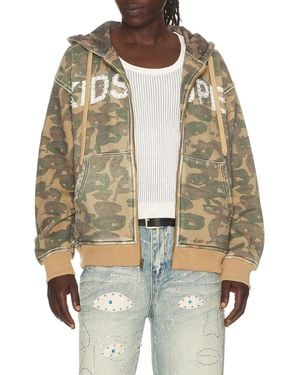 Kidsuper Face Camo Hoodie - Metallic