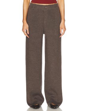 AYA MUSE Knit Pants - Brown