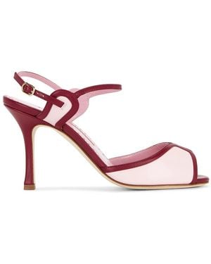 Manolo Blahnik Todda 90 Sandal - Pink