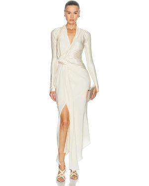 Victoria Beckham Lea Midi Dress - White