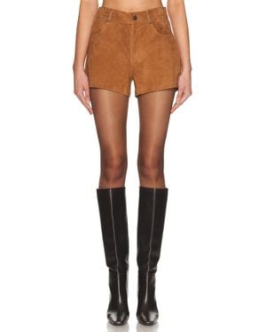 Haikure Brit Suede Short - Brown