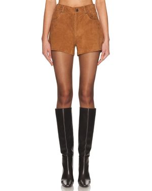 Haikure Brit Suede Short - Brown