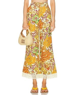 ALÉMAIS Lana Flare Pant - Yellow