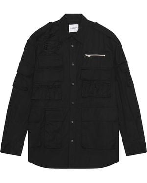 TAKAHIROMIYASHITA TheSoloist. Back Gusset Sleeve Photo - Black