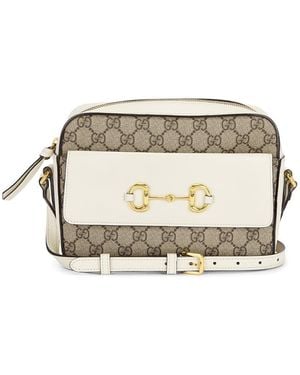 Gucci Horsebit 1955 Shoulder Bag - Natural