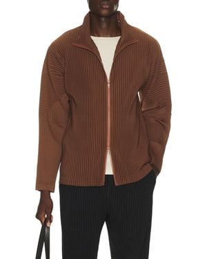 Homme Plissé Issey Miyake Color Pleats Blouson - Brown