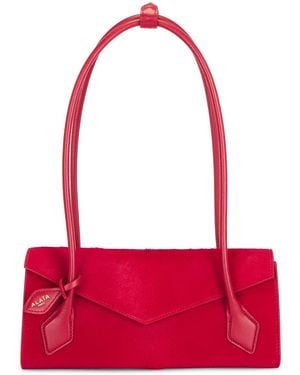 Alaïa Small Teckel Flap Bag - Red