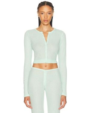 Kiki de Montparnasse Tricot Gaufr Baby Cardigan - Green