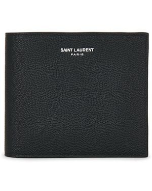 Saint Laurent East West Wallet - Black