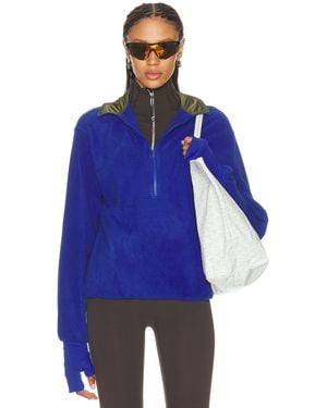 Entire studios Shell Fleece Pullover Sweatshirt - Blue
