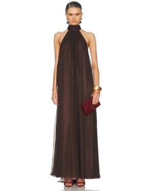 SEV Halter Dress - Brown