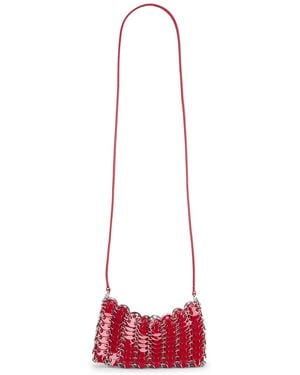 Rabanne Nano Flip Rouge Bag - Red