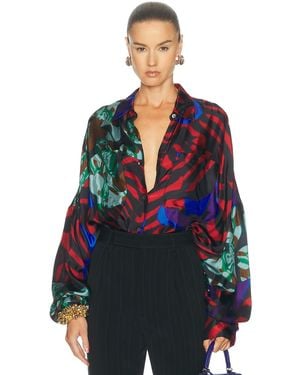 Dries Van Noten Casia Shirt - Blue