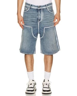 Amiri Ma Denim Carpenter Short - Blue