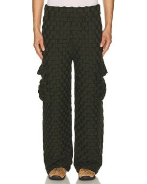 Isa Boulder Rectangle Pants - Green