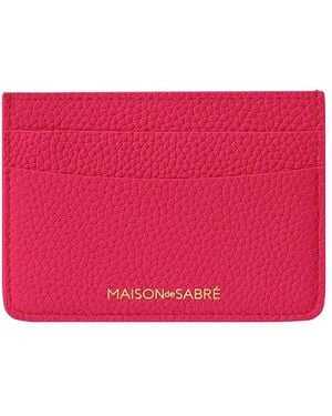 Maison De Sabre Maison De Sabré Card Holder - Red