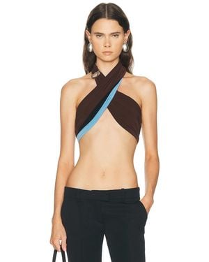Coperni Crossed Top - Black