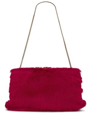 Saint Laurent Large Clutch - Red