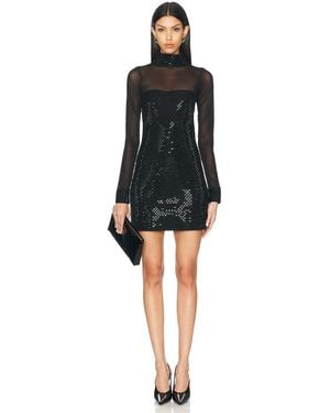 retroféte Willow Embellished Dress - Black