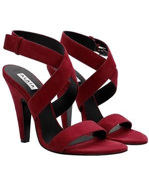 Alaïa Cone Sandal - Red