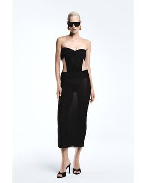 REVOLVE LOS ANGELES Colette Midi Dress - Black