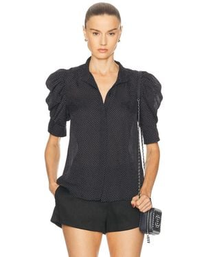 FRAME The Gillian Top - Black