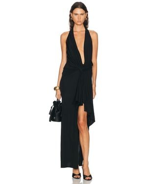 Christopher Esber Spire Cascade Gown - Black