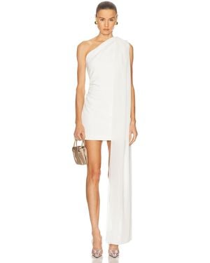 Ila Mery One Shoulder Mini Dress - White