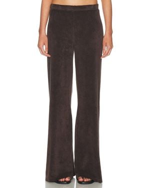 Suzie Kondi Zephyra Terry Flare Pant - Brown