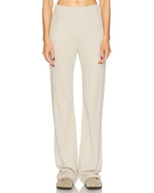 ÉTERNE Straight Leg Sweatpant - Natural